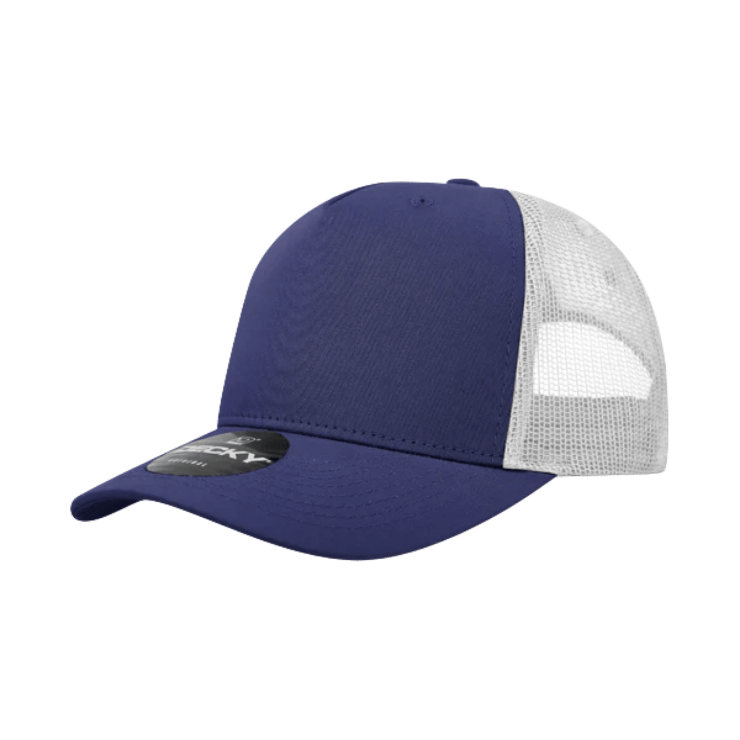 Custom 2 - Tone Trucker Hat with Logo | Snapback Mesh Cap | DTF or Raised Rubber Print - MAD Merch USA