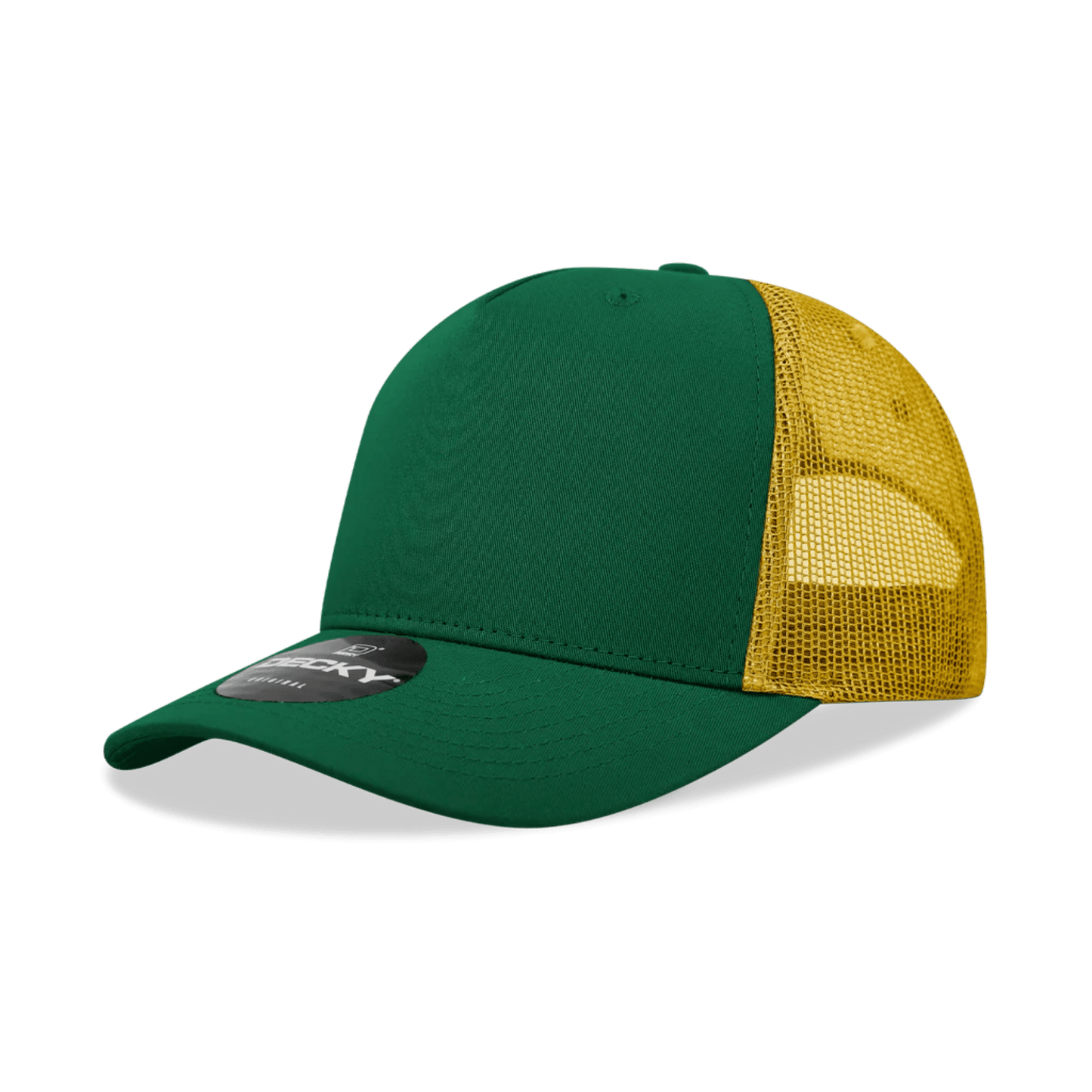 Custom 2 - Tone Trucker Hat with Logo | Snapback Mesh Cap | DTF or Raised Rubber Print - MAD Merch USA
