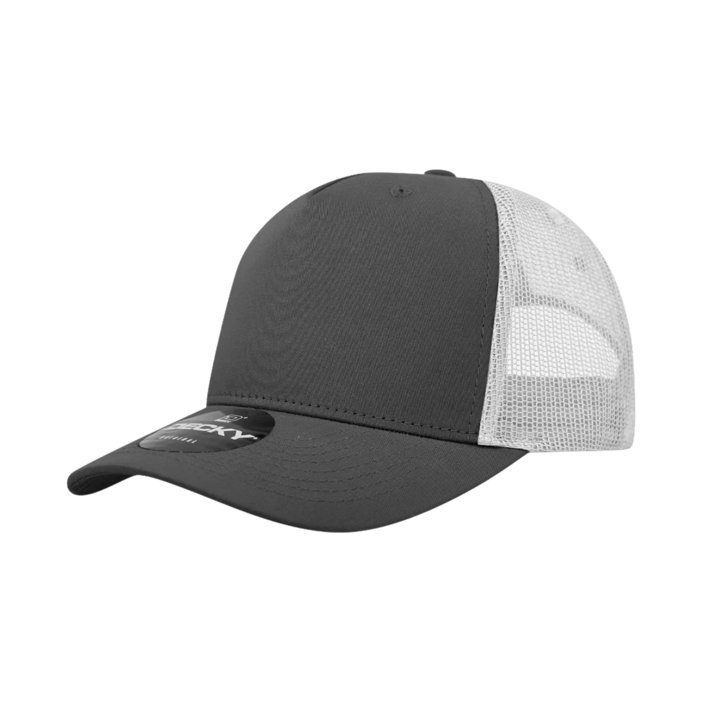 Custom 2 - Tone Trucker Hat with Logo | Snapback Mesh Cap | DTF or Raised Rubber Print - MAD Merch USA