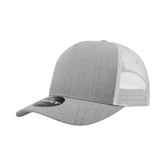 Custom 2 - Tone Trucker Hat with Logo | Snapback Mesh Cap | DTF or Raised Rubber Print - MAD Merch USA
