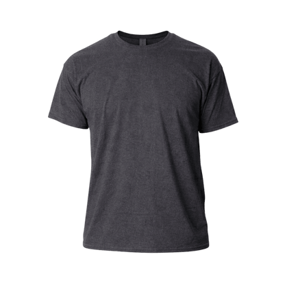 Custom Cotton T-Shirt (1 or 2 Logo Print) – Classic Fit Everyday Tee - MAD Merch USA