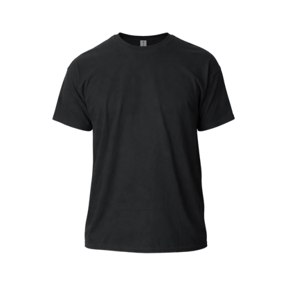 Custom Cotton T-Shirt (1 or 2 Logo Print) – Classic Fit Everyday Tee - MAD Merch USA