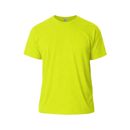 Custom Cotton T-Shirt (1 or 2 Logo Print) – Classic Fit Everyday Tee - MAD Merch USA