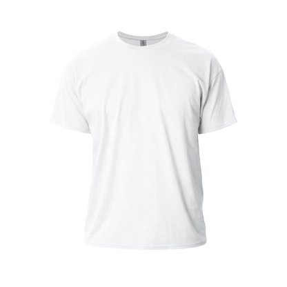 Custom Cotton T-Shirt (1 or 2 Logo Print) – Classic Fit Everyday Tee - MAD Merch USA