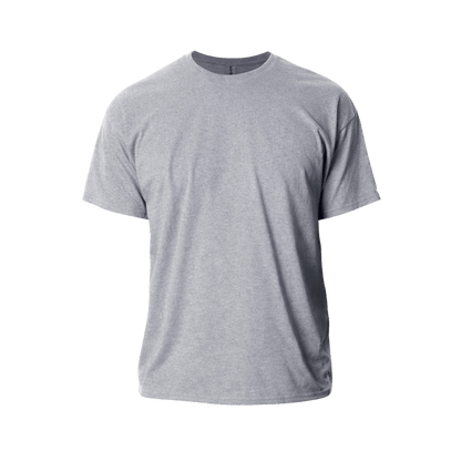 Custom Cotton T-Shirt (1 or 2 Logo Print) – Classic Fit Everyday Tee - MAD Merch USA