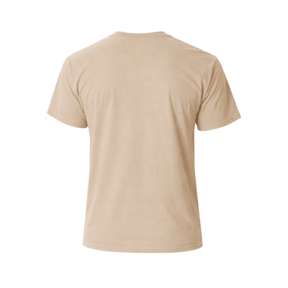 Custom Cotton T-Shirt (1 or 2 Logo Print) – Classic Fit Everyday Tee - MAD Merch USA