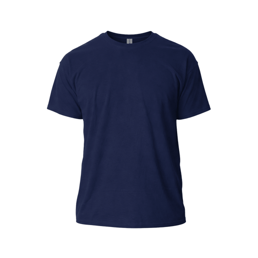 Custom Cotton T-Shirt (1 or 2 Logo Print) – Classic Fit Everyday Tee - MAD Merch USA