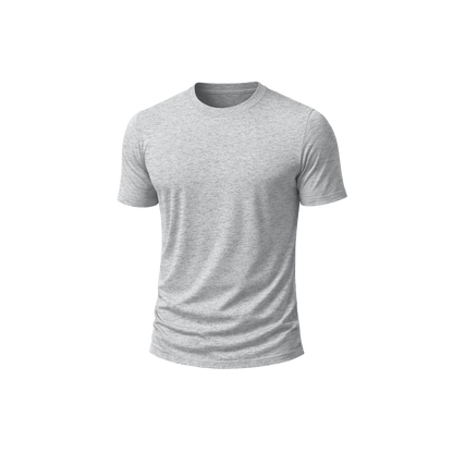 Custom Heather Dry - Fit Performance T-Shirt | Add Your Logo (Front or Front & Back) - MAD Merch USA