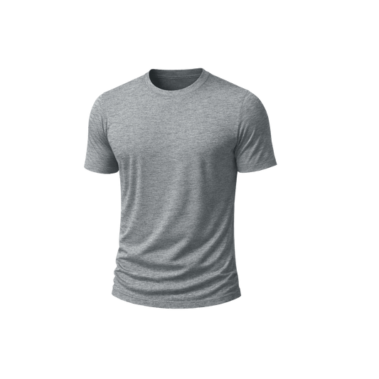 Custom Heather Dry - Fit Performance T-Shirt | Add Your Logo (Front or Front & Back) - MAD Merch USA