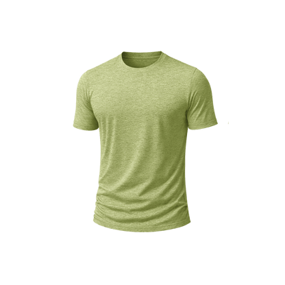 Custom Heather Dry - Fit Performance T-Shirt | Add Your Logo (Front or Front & Back) - MAD Merch USA