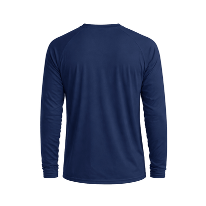 Custom Long Sleeve Performance Shirt (1 or 2 Logo Options) - MAD Merch USA