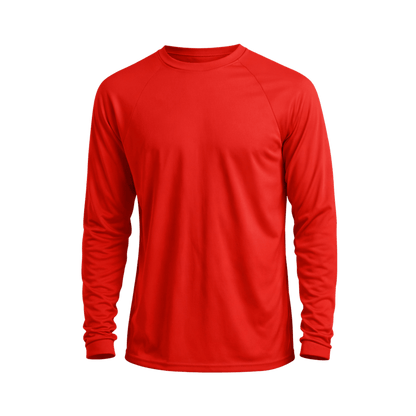 Custom Long Sleeve Performance Shirt (1 or 2 Logo Options) - MAD Merch USA