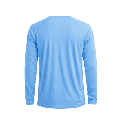 Custom Long Sleeve Performance Shirt (1 or 2 Logo Options) - MAD Merch USA