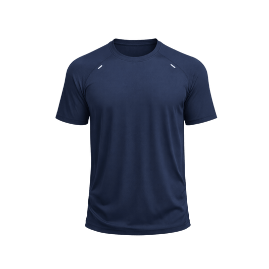 Custom Men’s Dry Fit Performance T-Shirt | 1 or 2 Logo Options | Athletic Quick - Dry Shirt - MAD Merch USA