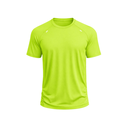 Custom Men’s Dry Fit Performance T-Shirt | 1 or 2 Logo Options | Athletic Quick - Dry Shirt - MAD Merch USA