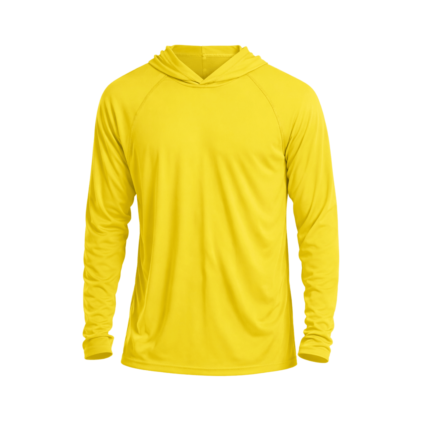 Custom Performance Hoodie Shirt (UPF 50+) – 1 or 2 Logo Options - MAD Merch USA