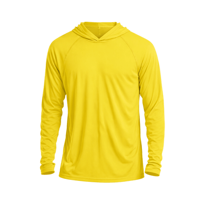 Custom Performance Hoodie Shirt (UPF 50+) – 1 or 2 Logo Options - MAD Merch USA