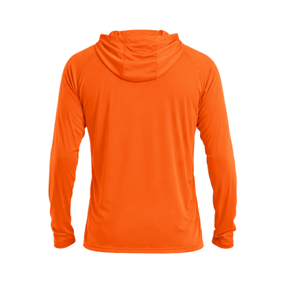 Custom Performance Hoodie Shirt (UPF 50+) – 1 or 2 Logo Options - MAD Merch USA