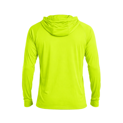 Custom Performance Hoodie Shirt (UPF 50+) – 1 or 2 Logo Options - MAD Merch USA