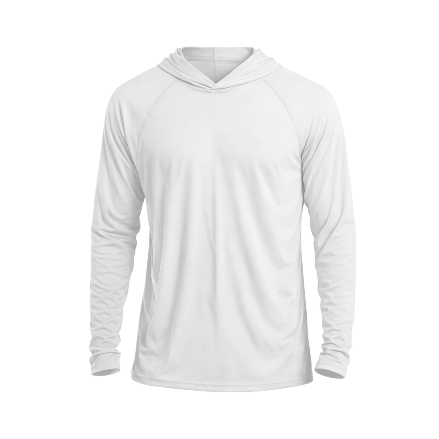 Custom Performance Hoodie Shirt (UPF 50+) – 1 or 2 Logo Options - MAD Merch USA