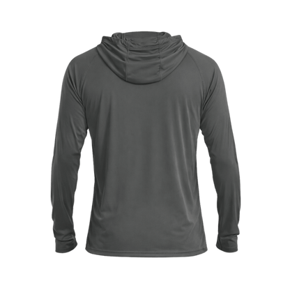 Custom Performance Hoodie Shirt (UPF 50+) – 1 or 2 Logo Options - MAD Merch USA