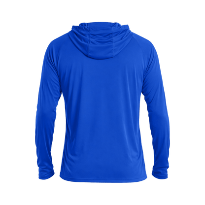Custom Performance Hoodie Shirt (UPF 50+) – 1 or 2 Logo Options - MAD Merch USA