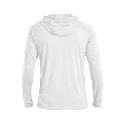Custom Performance Hoodie Shirt (UPF 50+) – 1 or 2 Logo Options - MAD Merch USA