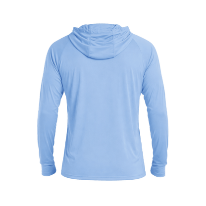 Custom Performance Hoodie Shirt (UPF 50+) – 1 or 2 Logo Options - MAD Merch USA