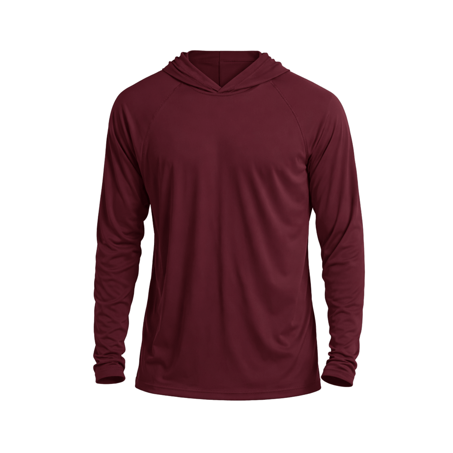 Custom Performance Hoodie Shirt (UPF 50+) – 1 or 2 Logo Options - MAD Merch USA