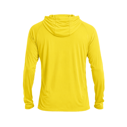 Custom Performance Hoodie Shirt (UPF 50+) – 1 or 2 Logo Options - MAD Merch USA