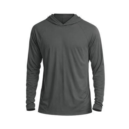 Custom Performance Hoodie Shirt (UPF 50+) – 1 or 2 Logo Options - MAD Merch USA