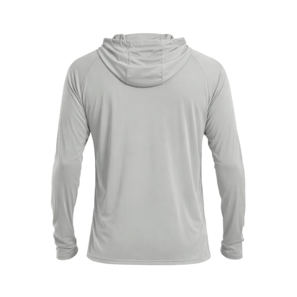 Custom Performance Hoodie Shirt (UPF 50+) – 1 or 2 Logo Options - MAD Merch USA