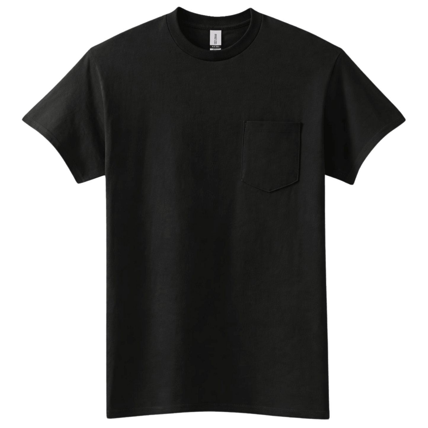 Custom Pocket T-Shirt (2 Logo Print – Front & Back) - MAD Merch USA