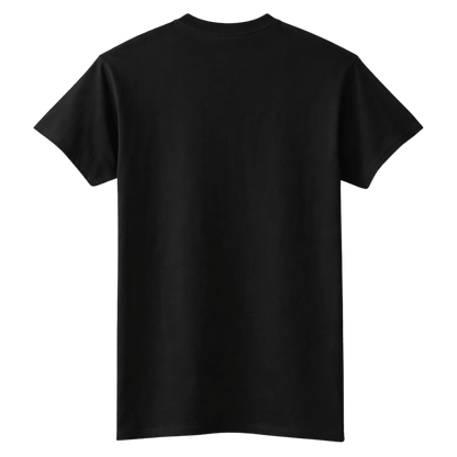 Custom Pocket T-Shirt (2 Logo Print – Front & Back) - MAD Merch USA