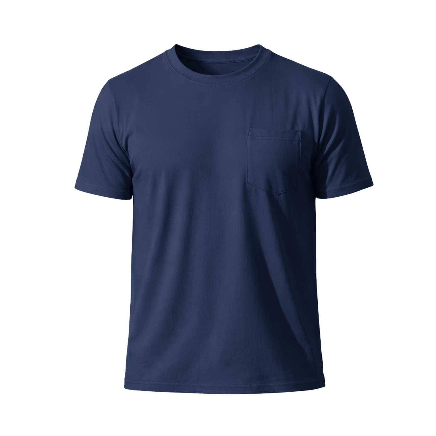 Custom Pocket T-Shirt - Premium (2 Logo Print – Front & Back) - MAD Merch USA