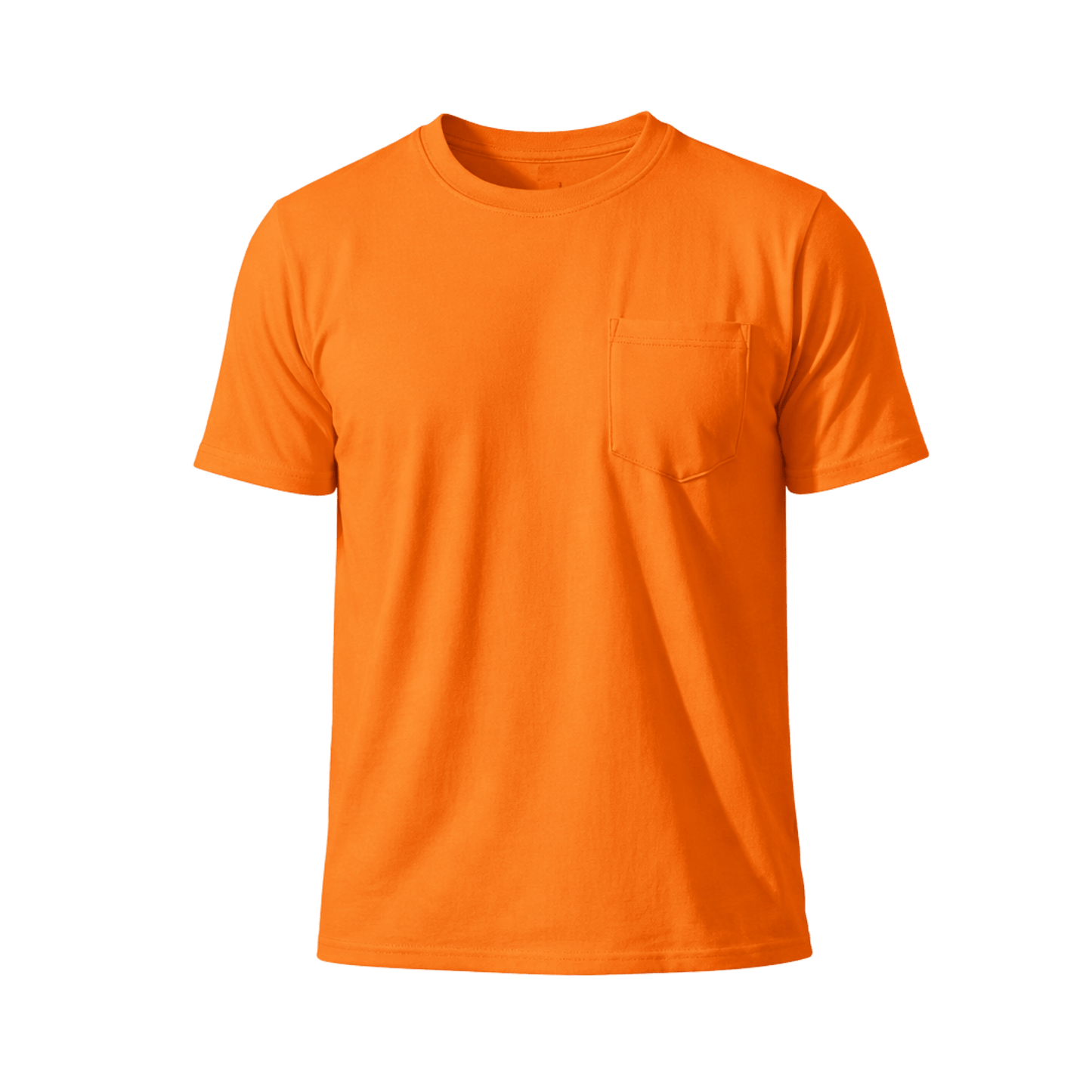 Custom Pocket T-Shirt - Premium (2 Logo Print – Front & Back) - MAD Merch USA
