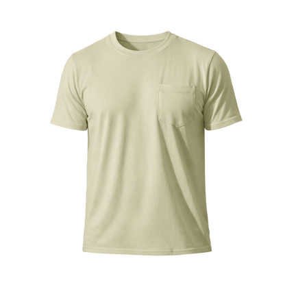 Custom Pocket T-Shirt - Premium (2 Logo Print – Front & Back) - MAD Merch USA