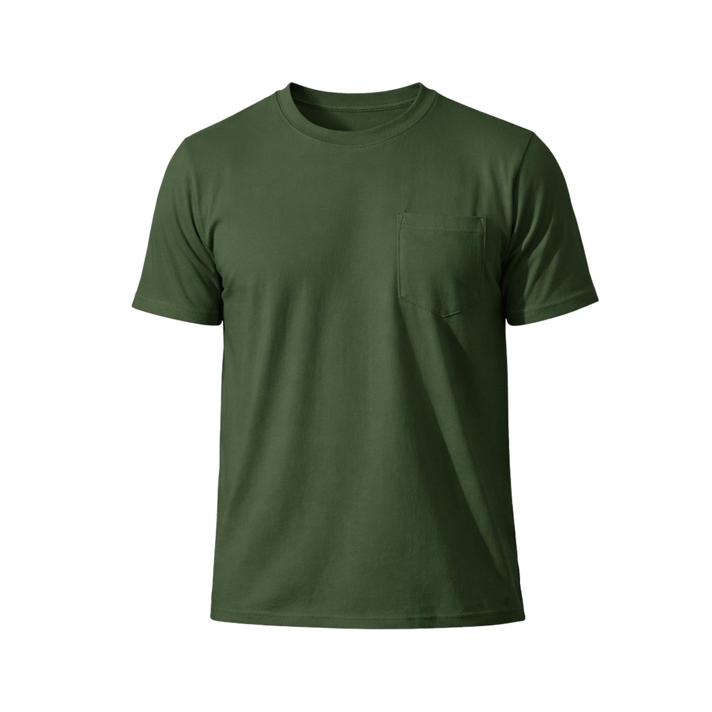 Custom Pocket T-Shirt - Premium (2 Logo Print – Front & Back) - MAD Merch USA