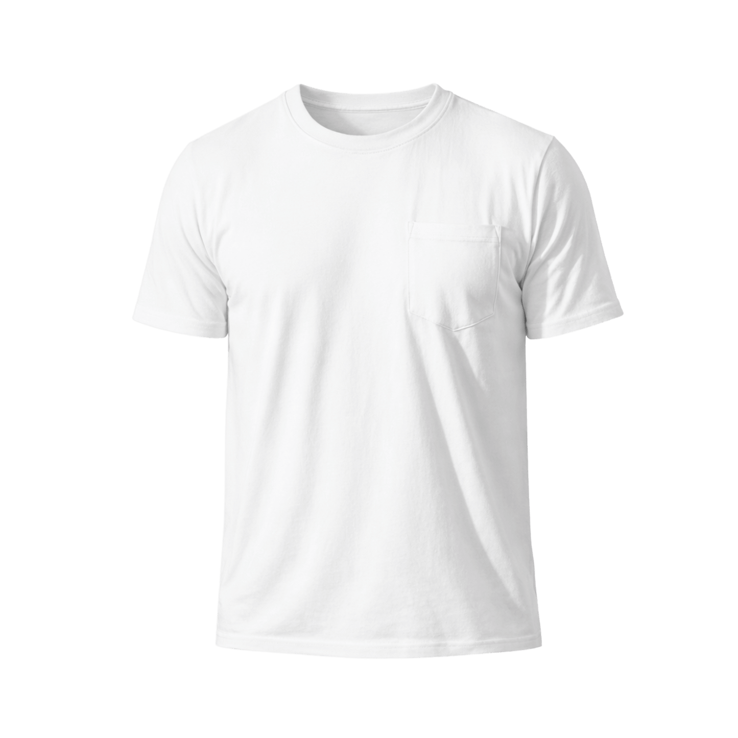 Custom Pocket T-Shirt - Premium (2 Logo Print – Front & Back) - MAD Merch USA