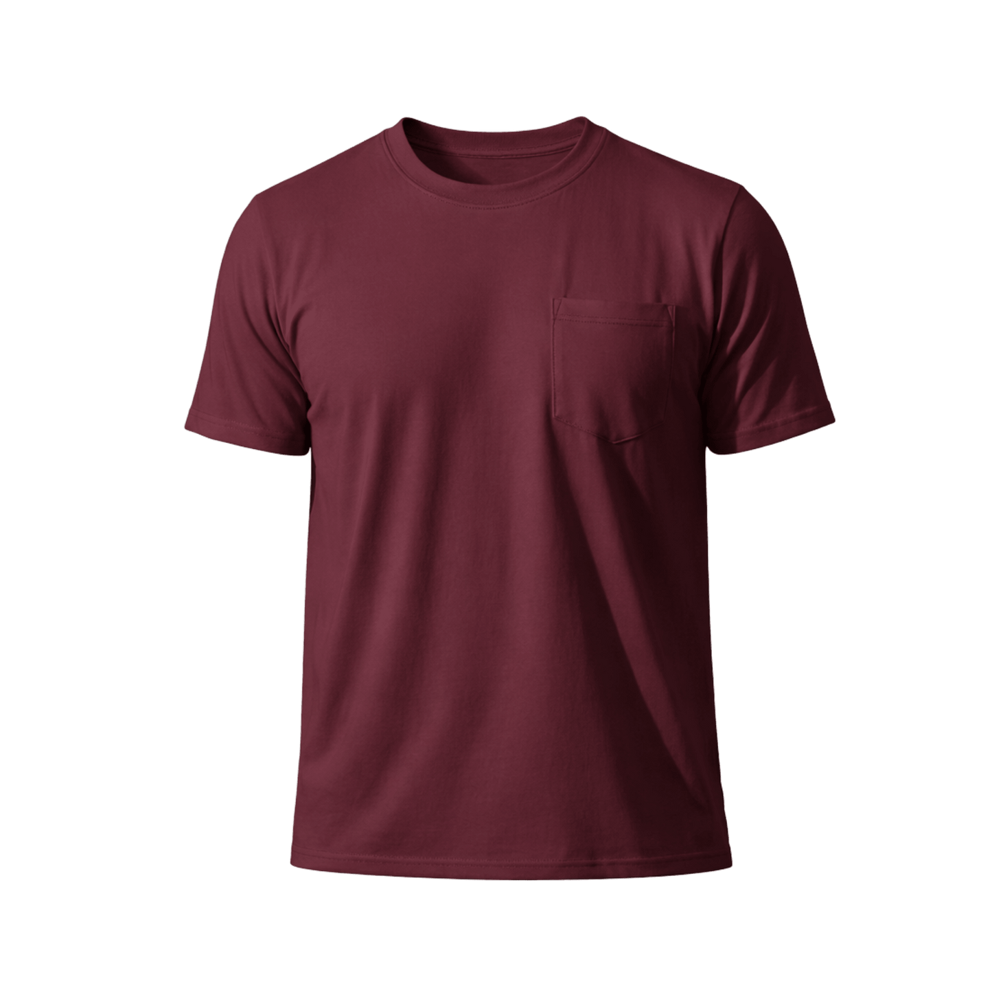 Custom Pocket T-Shirt - Premium (2 Logo Print – Front & Back) - MAD Merch USA