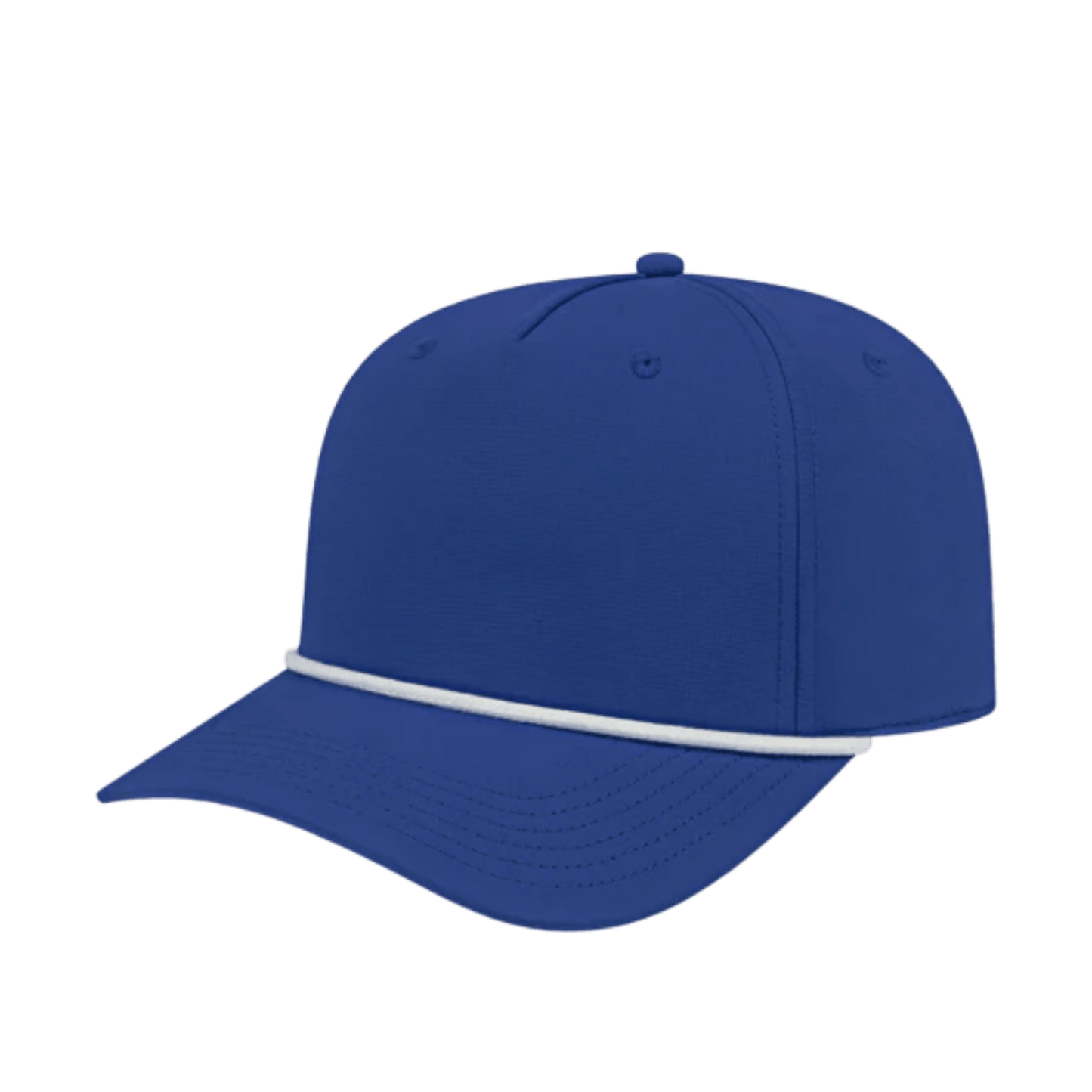 Custom Rope Hat with Logo | Premium 5 Panel Performance Snapback | DTF or Raised Rubber Print - MAD Merch USA