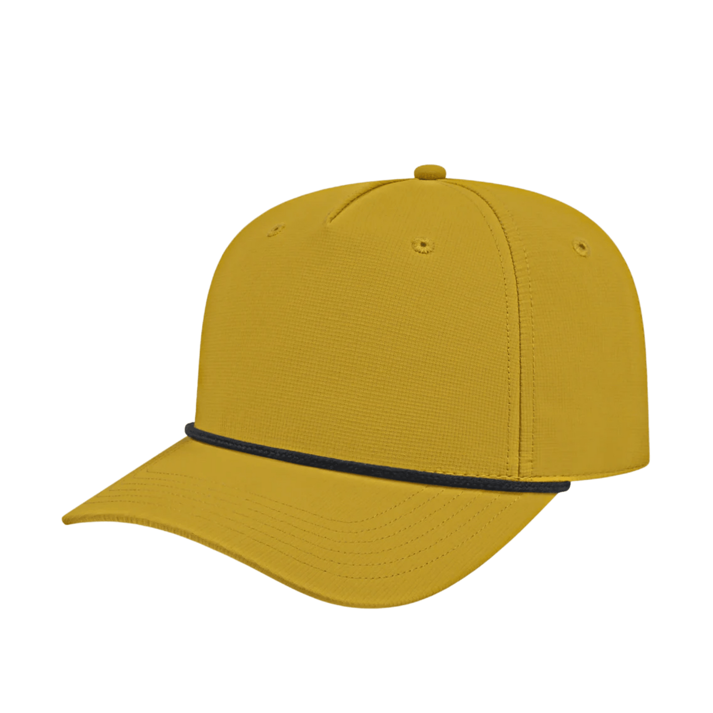 Custom Rope Hat with Logo | Premium 5 Panel Performance Snapback | DTF or Raised Rubber Print - MAD Merch USA