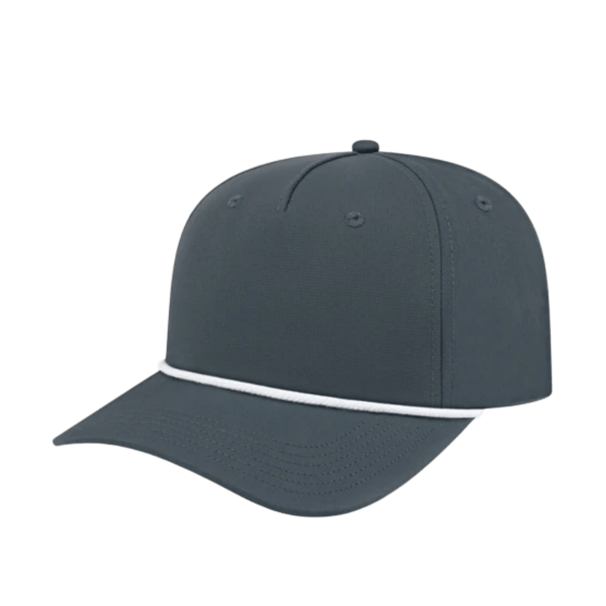 Custom Rope Hat with Logo | Premium 5 Panel Performance Snapback | DTF or Raised Rubber Print - MAD Merch USA