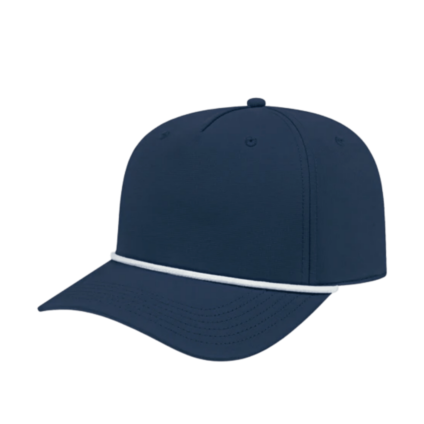 Custom Rope Hat with Logo | Premium 5 Panel Performance Snapback | DTF or Raised Rubber Print - MAD Merch USA