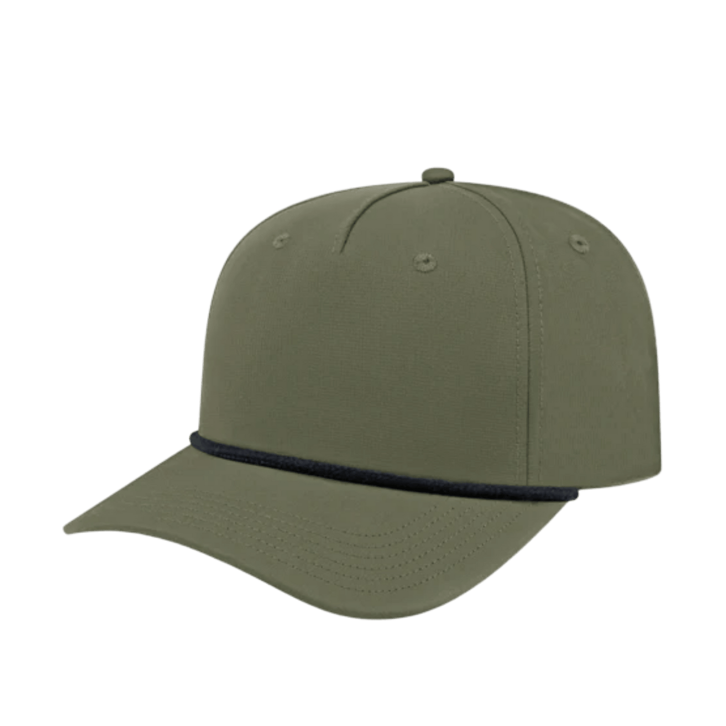 Custom Rope Hat with Logo | Premium 5 Panel Performance Snapback | DTF or Raised Rubber Print - MAD Merch USA