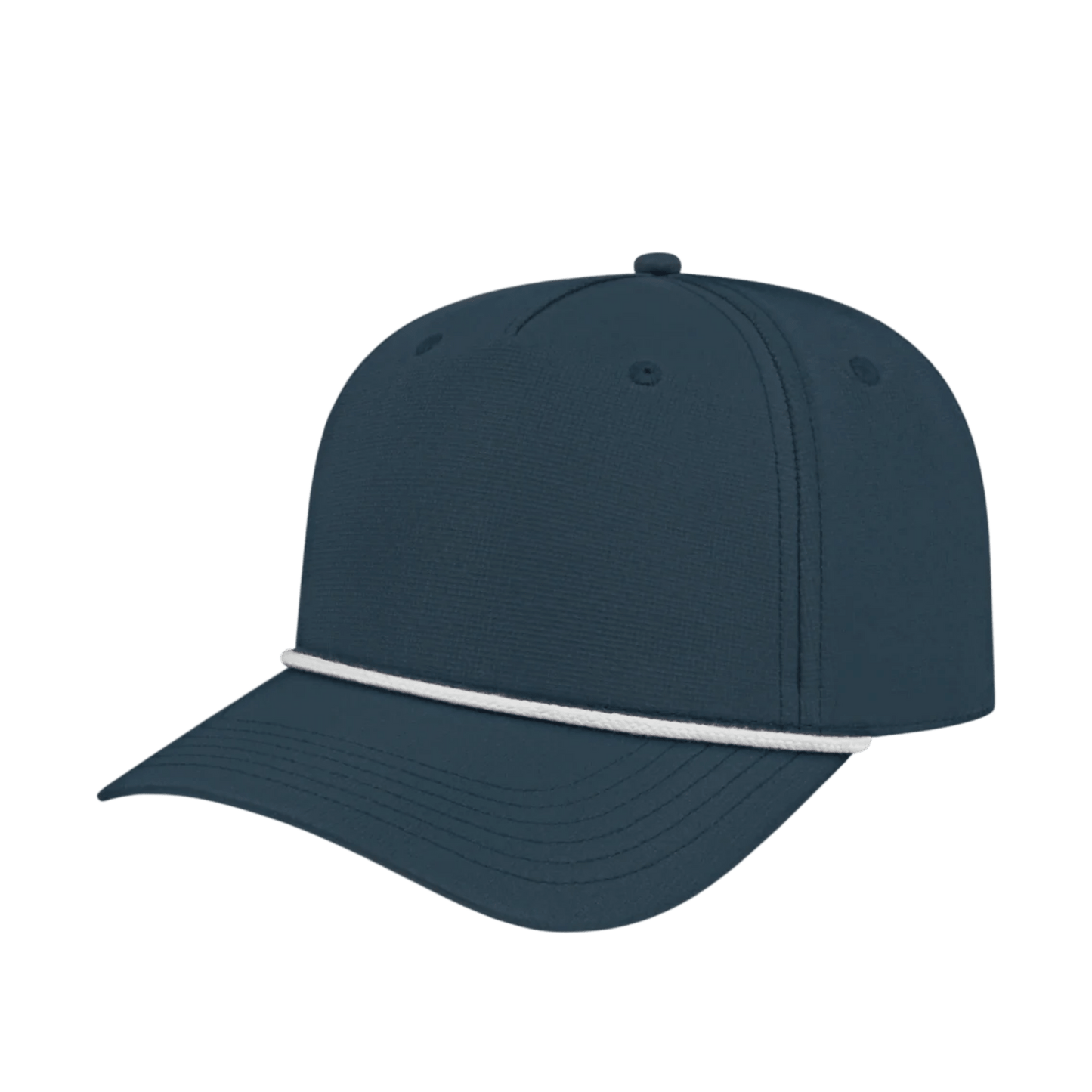 Custom Rope Hat with Logo | Premium 5 Panel Performance Snapback | DTF or Raised Rubber Print - MAD Merch USA
