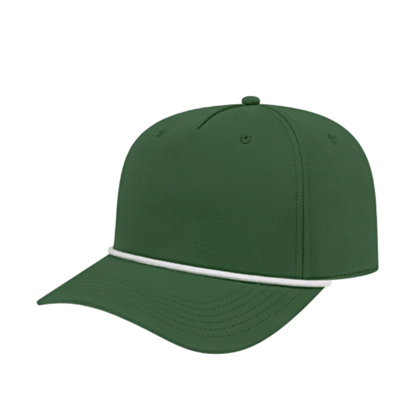 Custom Rope Hat with Logo | Premium 5 Panel Performance Snapback | DTF or Raised Rubber Print - MAD Merch USA