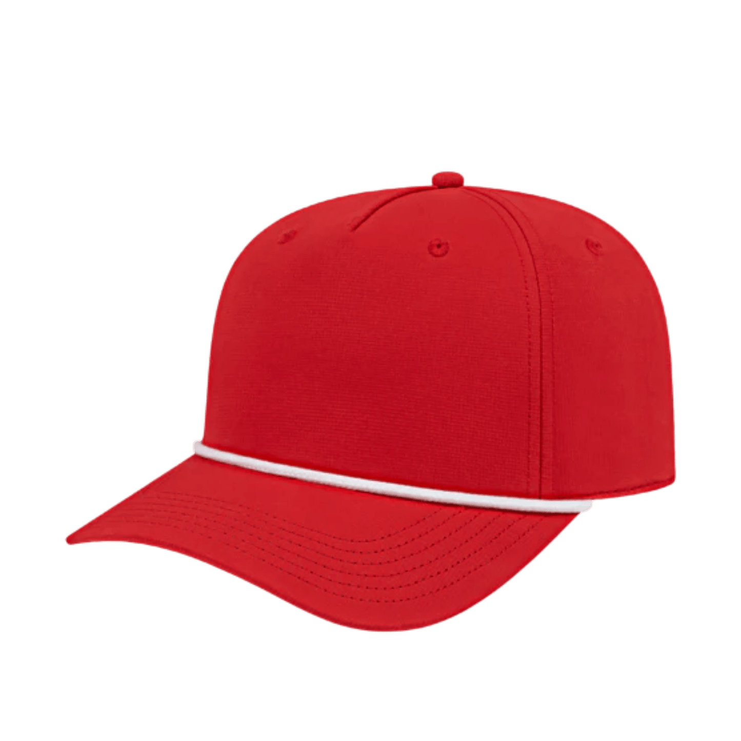Custom Rope Hat with Logo | Premium 5 Panel Performance Snapback | DTF or Raised Rubber Print - MAD Merch USA