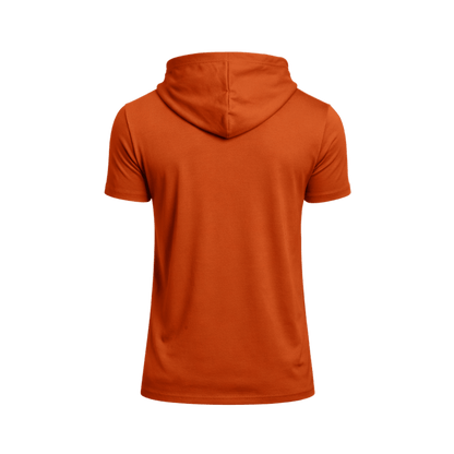 Custom Short Sleeve Performance Hoodie T-Shirt – 1 or 2 Logo Options - MAD Merch USA