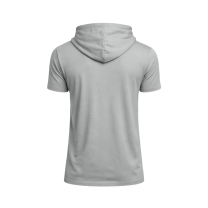 Custom Short Sleeve Performance Hoodie T-Shirt – 1 or 2 Logo Options - MAD Merch USA